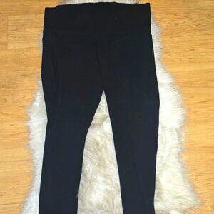 Old Navy black leggings XL wide waistband